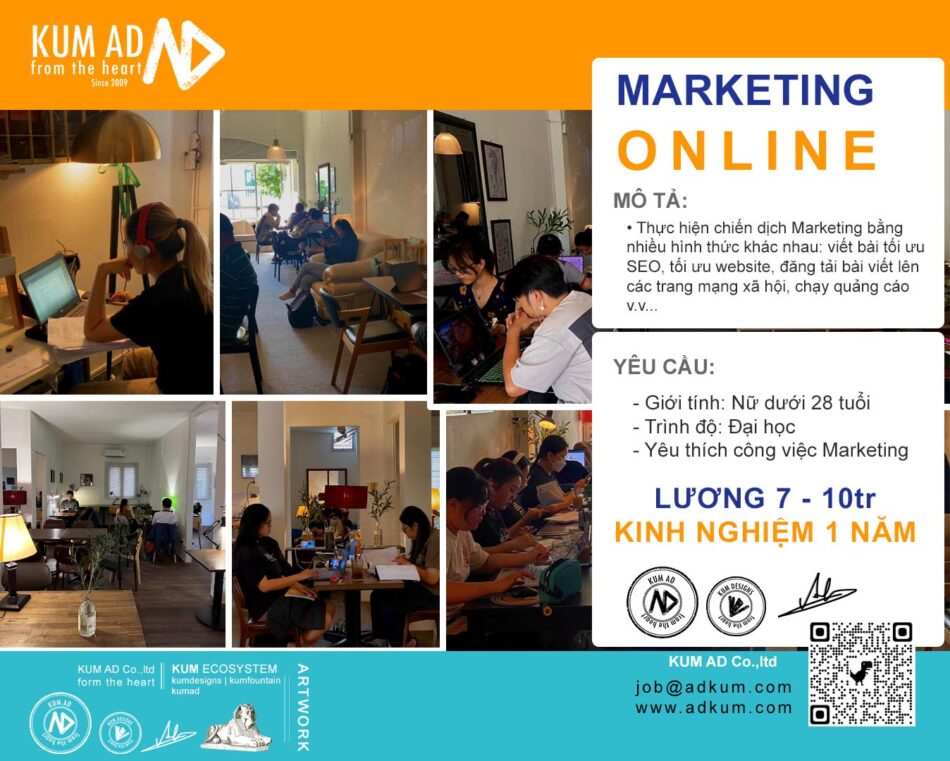 Tuyển dụng Marketing online tại hồ chí minh
