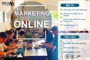Tuyển dụng Marketing online