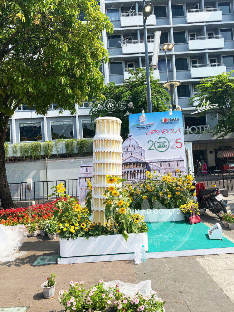 làm booth quảng cáo tphcm mokup