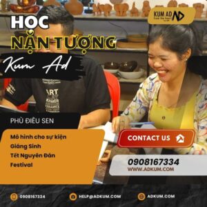 khóa học nặn đất sét tại quận 3