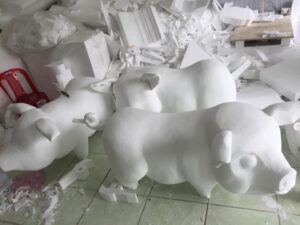 xưởng sản xuất mô hình tết bằng foam 3d