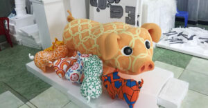 mẫu mô hình tết 2026 sang trọng cho showroom