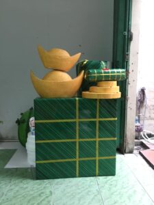 ý tưởng trang trí tết tại trung tâm thương mại