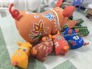 trang trí đường hoa tết 2026 theo chủ đề con giáp