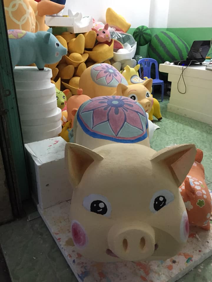 ý tưởng mô hình tết 2026 ngoài trời