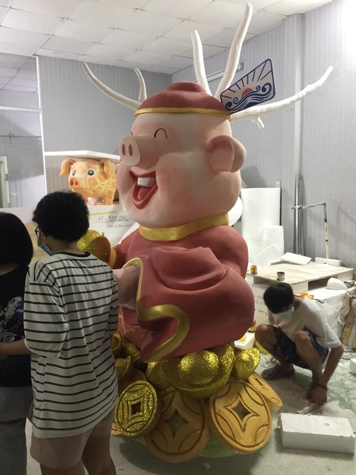 ý tưởng mô hình tết 2026 ngoài trời