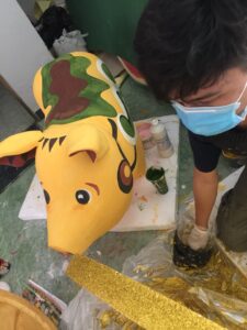 trang trí tết sân vườn, cổng nhà, lối đi