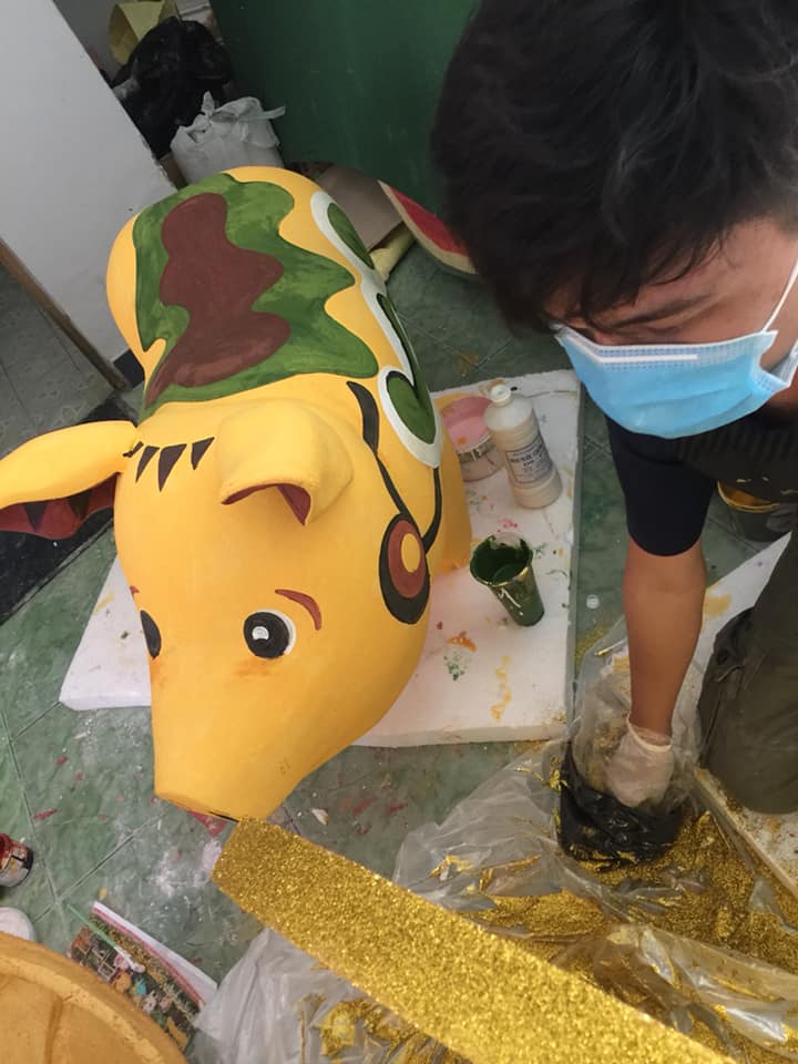 làm tượng linh vật tết 2026 bằng composite