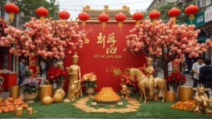 kho mẫu tiểu cảnh Tết chuyên nghiệp