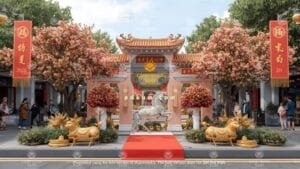 bản thiết kế booth Tết combo 20 mẫu