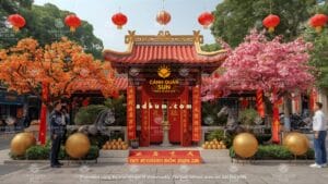 bản thiết kế Tết có sẵn thi công