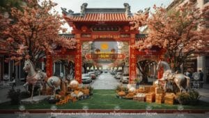 Thi công tượng ngựa composite quy mô lớn cho khu đô thị