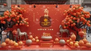 Nhận gia công tượng con giáp mút xốp trưng bày Tết