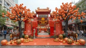 mẫu thiết kế Tết cho xưởng mút xốp