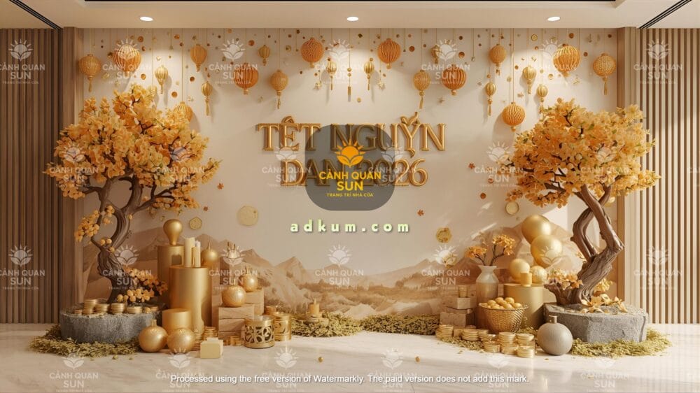 Những vật liệu nào phổ biến trong sản xuất mô hình Tết?