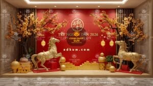 Thi công tượng ngựa khổng lồ bằng xốp EPS