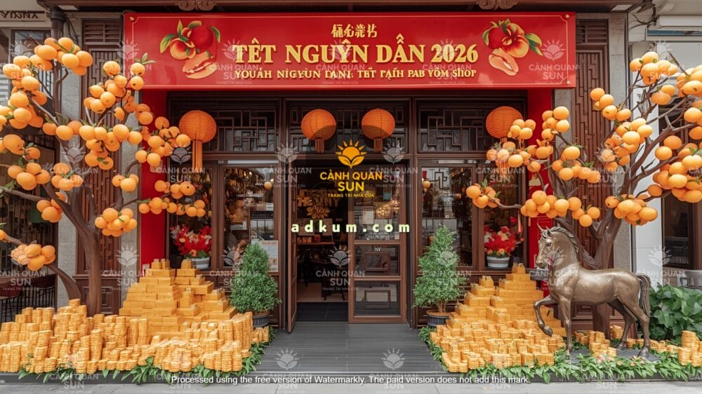 Có thể gắn đèn bên ngoài để làm nổi bật mô hình ngựa không?