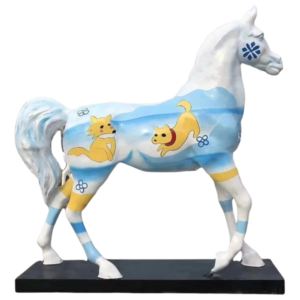 mô hình ngựa biểu tượng thành công