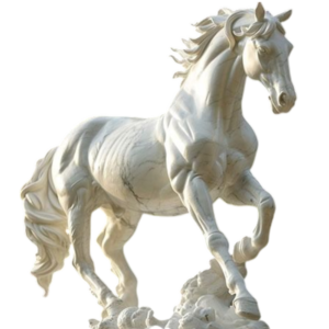 tượng ngựa trang trí showroom