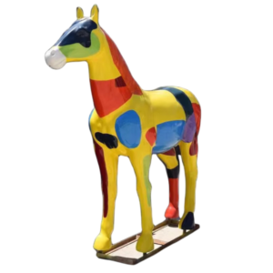 mô hình ngựa phong cách châu âu