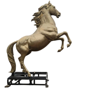 thi công tượng ngựa tết