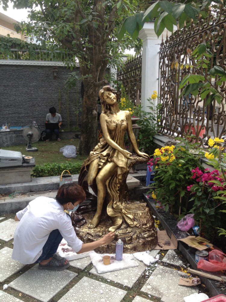 thi công đài phun nước