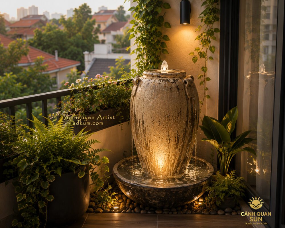 lu nước nghệ thuật