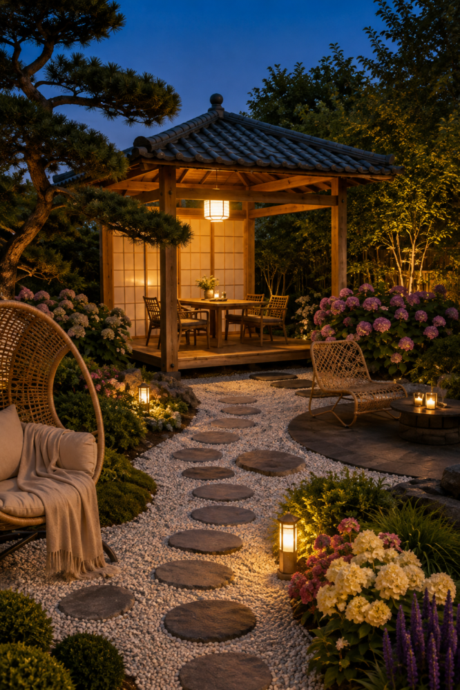 thi công sân vườn phong cách nhật