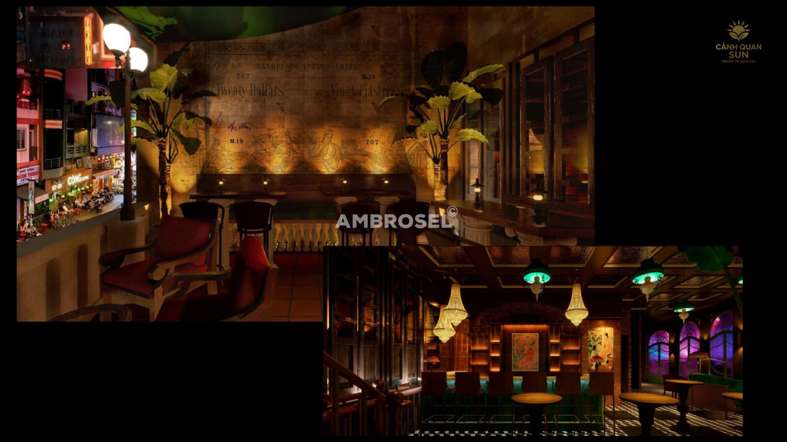 thiết kế pub bar