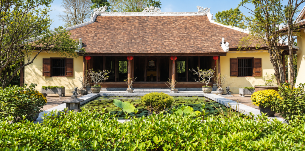 thiết kế nhà rường hiện đại