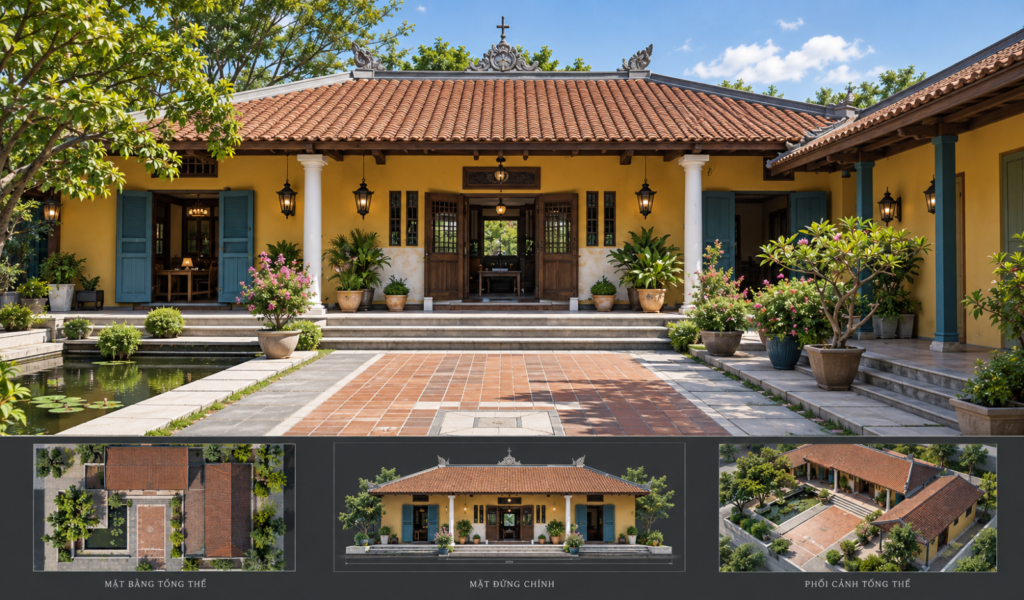 mẫu nhà rường Việt Nam