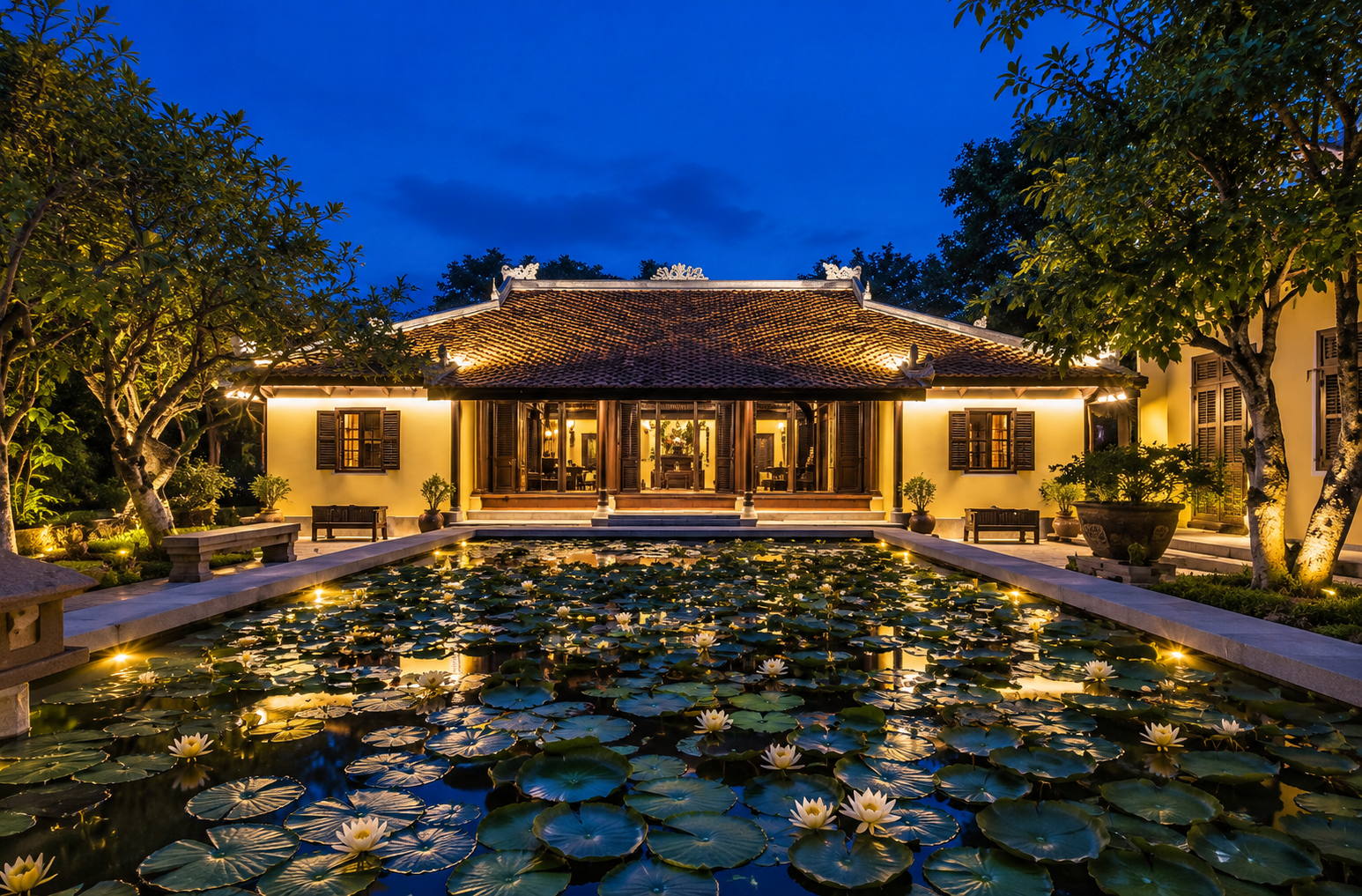mẫu nhà rường Huế