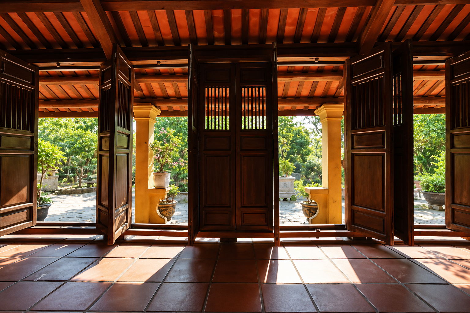 mẫu nhà rường hiện đại