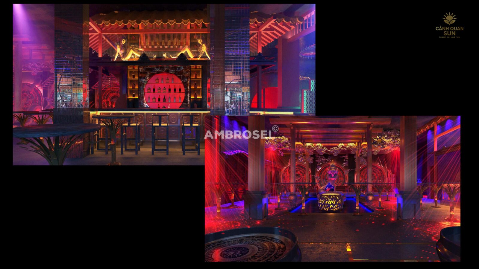 thiết kế lounge bar