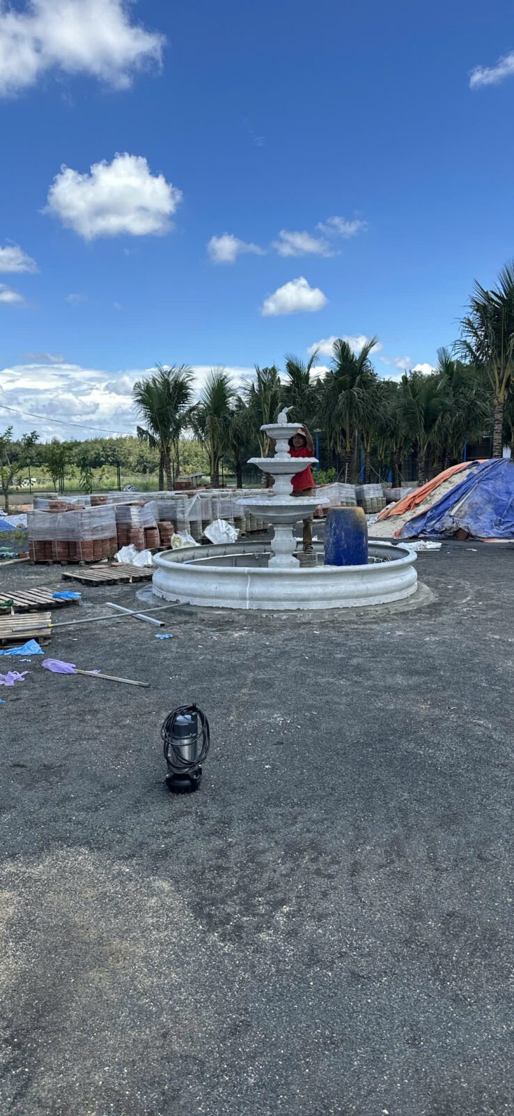 cải tạo đài phun nước